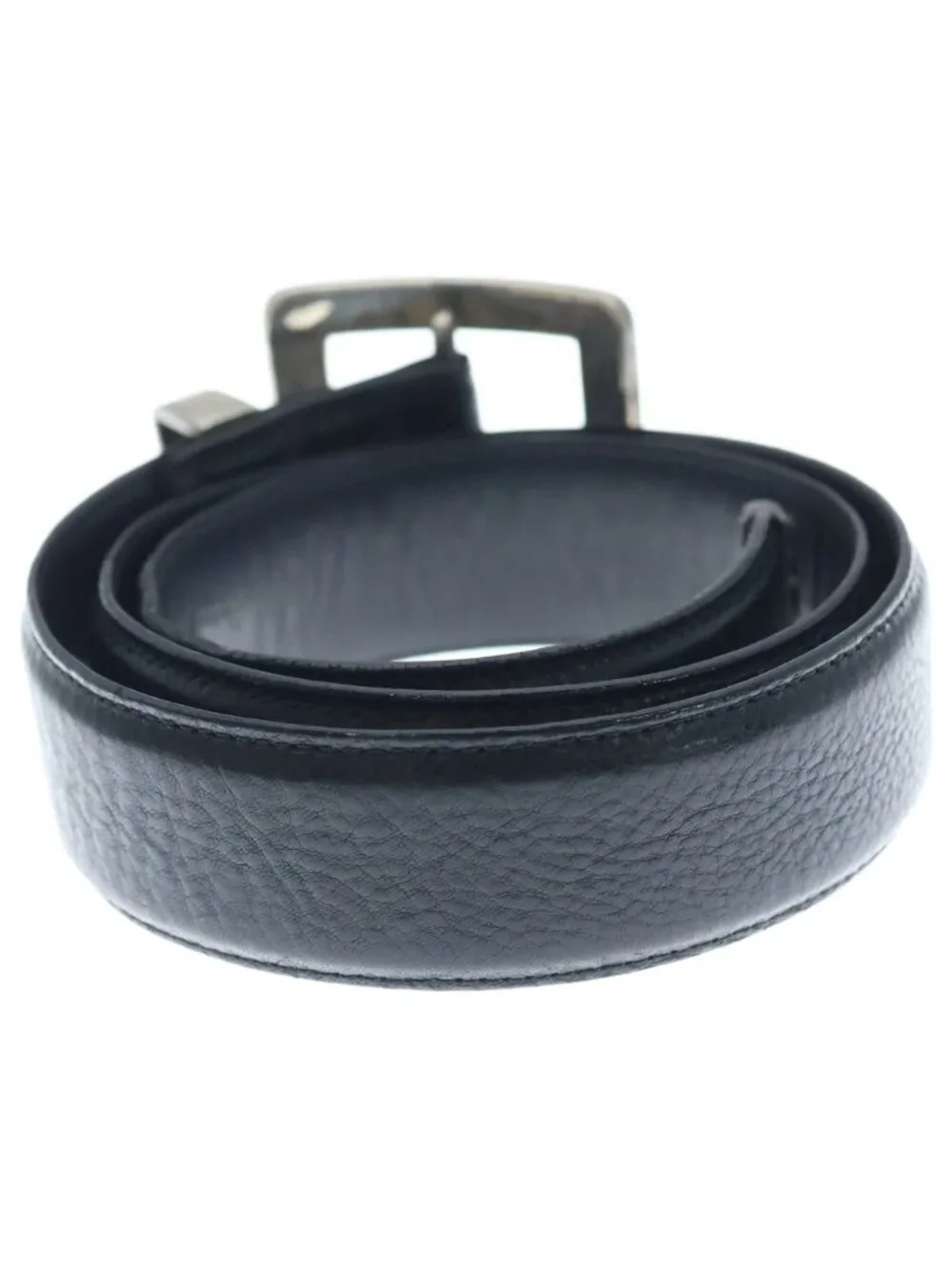 Chrome Hearts Leather Belt Black Silver